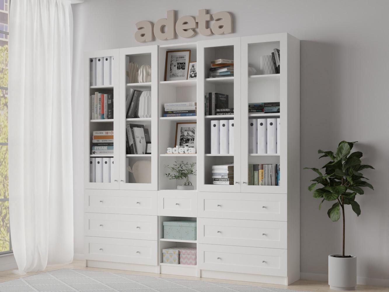 Книжный шкаф Билли 367 white ИКЕА (IKEA) изображение товара