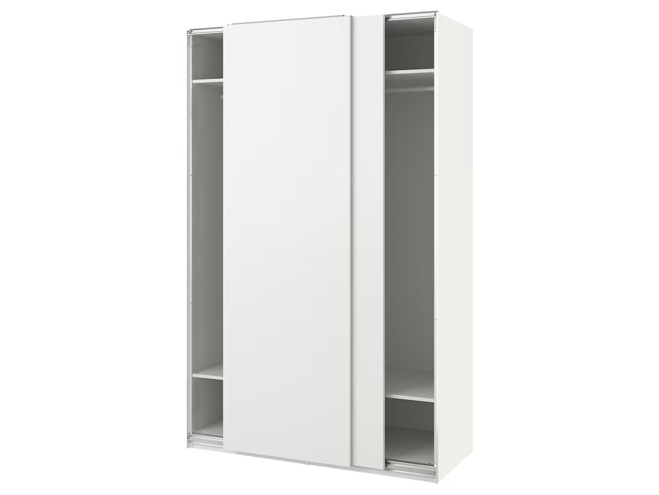 Шкаф купе Пакс Хасвик 16 white ИКЕА (IKEA)  изображение товара