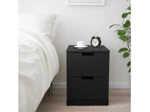 Прикроватная тумба Нордли 113 black ИКЕА (IKEA) Прикроватная тумба Нордли 113 black ИКЕА (IKEA) в Москве